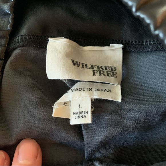 Wilfred Free High-waisted Vegan Leather legging L - Picture 6 of 7